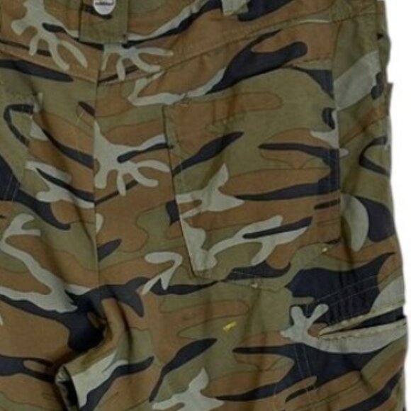 Wrangler Camo Utility Pants 36x30 Distressed Gorpcore Hunting Streetwear Rocker - Picture 8 of 9